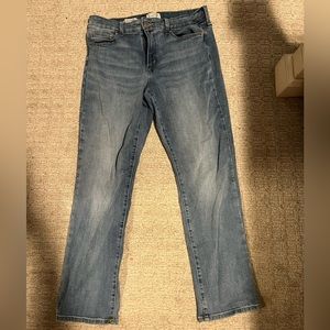 Universal Thread High Rise Slim Straight Jeans Size 12 Long